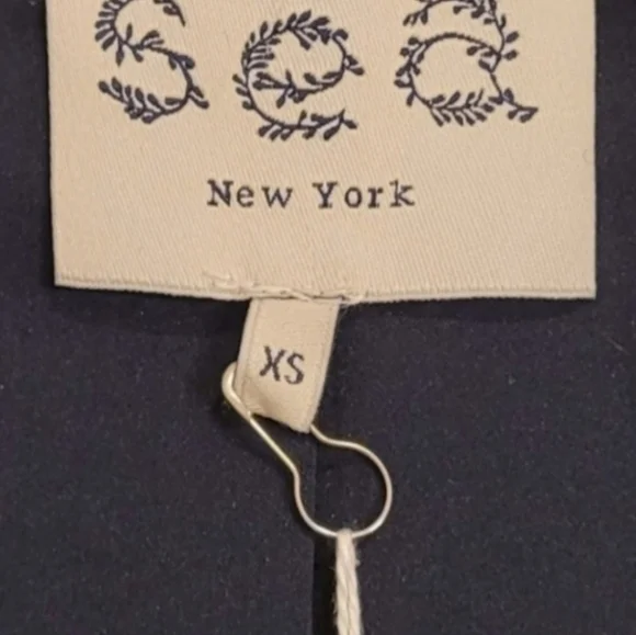 NWT SEA NEW YORK GINGHAM WOOL BLEND BELTED COAT - Picture 6 of 8